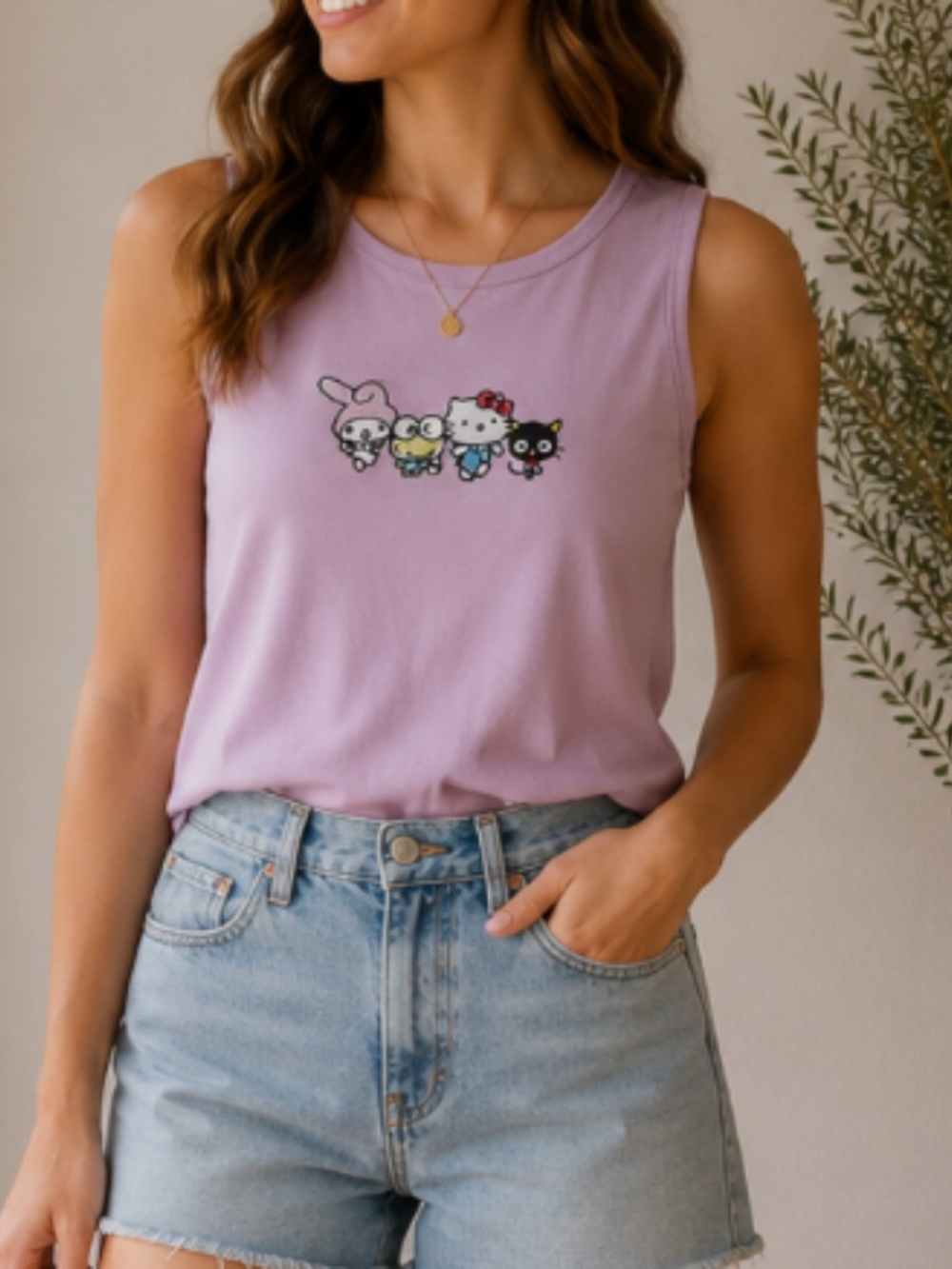 Hello Kitty & Friends | Pink Tank Top Large